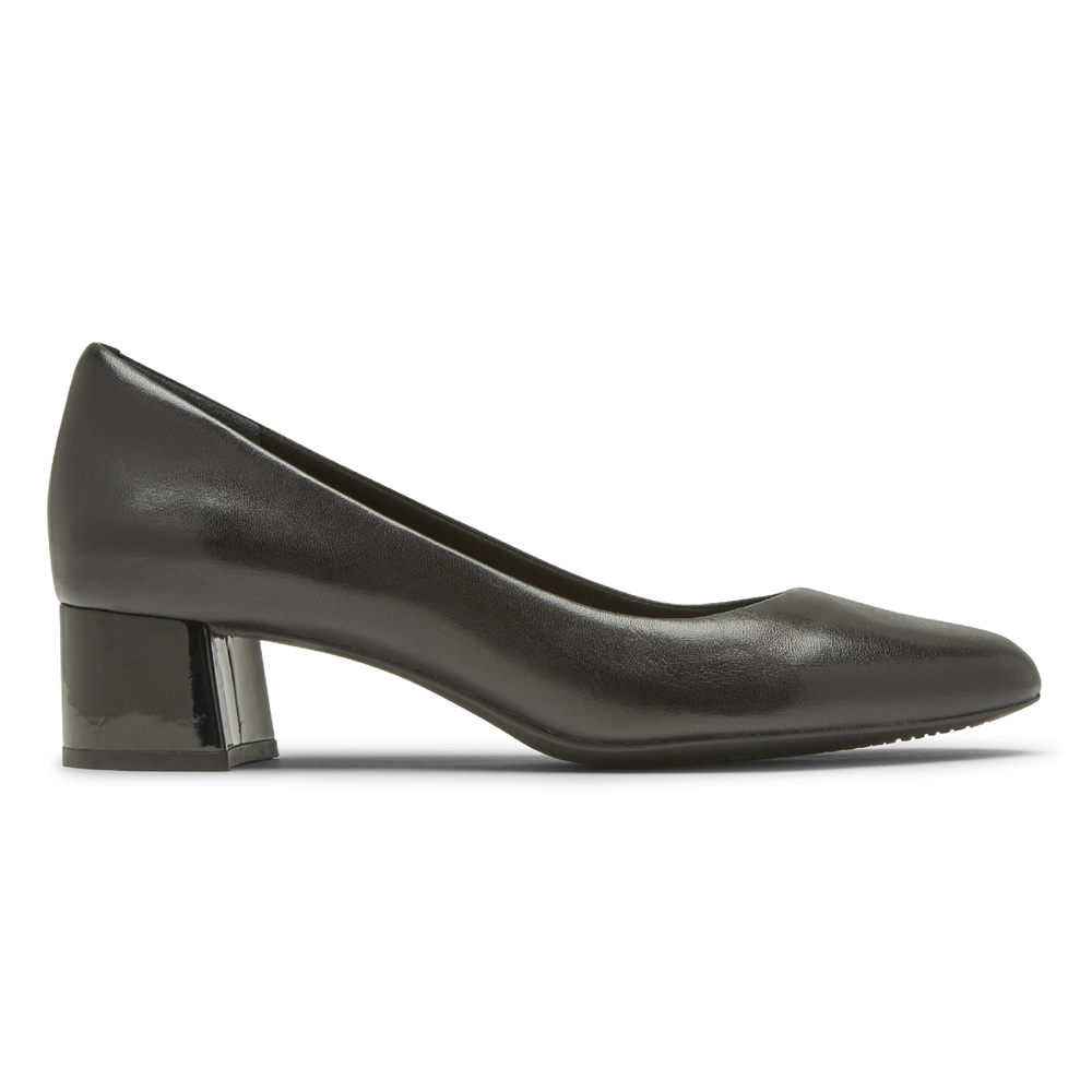 Scarpins Rockport Mulher Pretas - Total Motion Sydney - 86537XSFZ